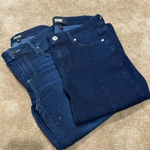 PAIGE brand size 26 dark skinny jean set DEAL!! . Gently worn. Great condition.